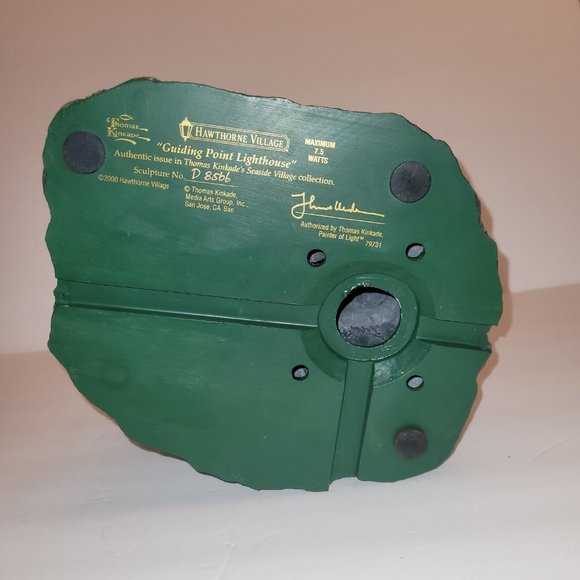 Hawthorne Village "Guiding Point Lighthouse" Thomas Kinkade Seaside Village Coll - Picture 5 of 5